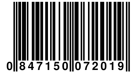 0 847150 072019