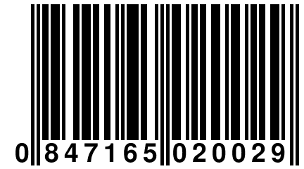 0 847165 020029