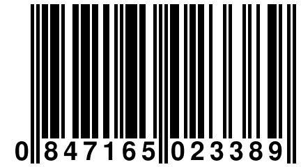 0 847165 023389