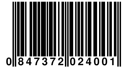 0 847372 024001