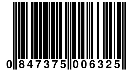 0 847375 006325