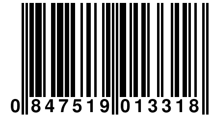 0 847519 013318