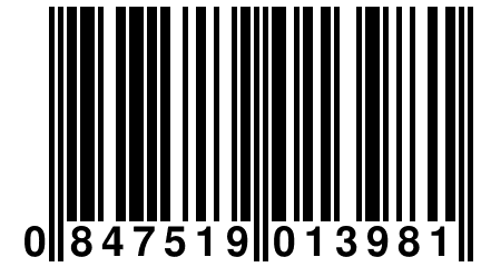 0 847519 013981