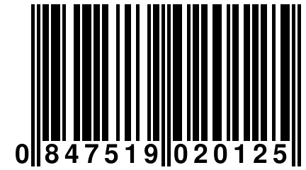 0 847519 020125