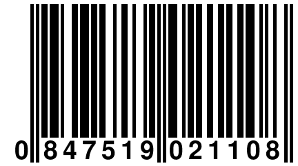 0 847519 021108