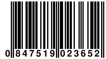 0 847519 023652