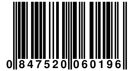 0 847520 060196