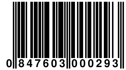 0 847603 000293