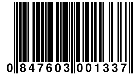 0 847603 001337