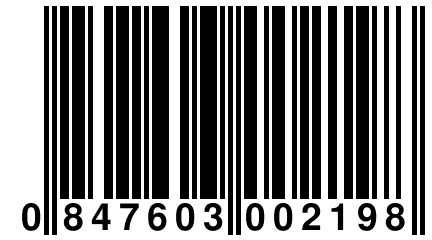 0 847603 002198