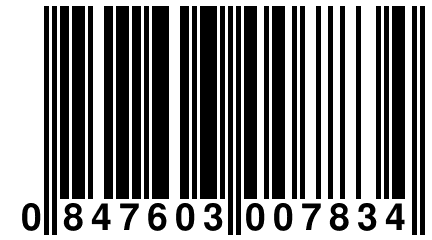 0 847603 007834