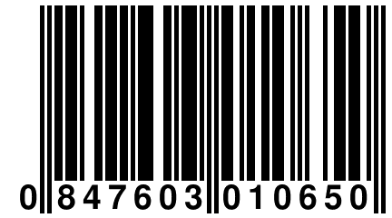 0 847603 010650