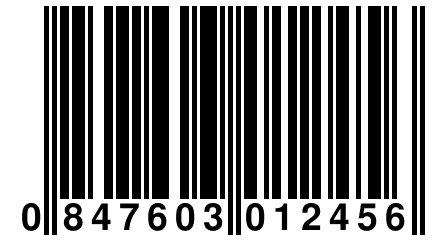 0 847603 012456