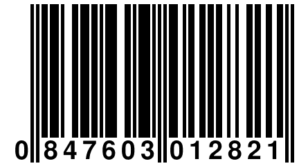 0 847603 012821