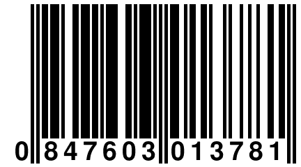 0 847603 013781