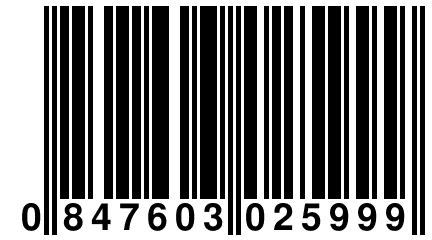 0 847603 025999