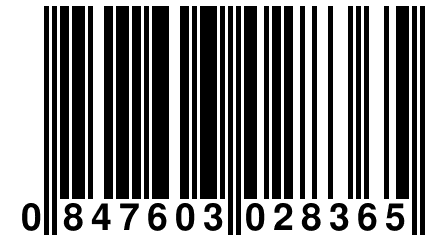 0 847603 028365