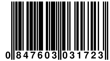 0 847603 031723