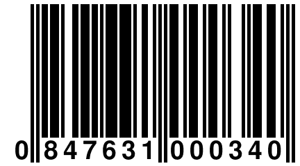 0 847631 000340