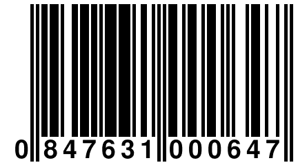 0 847631 000647