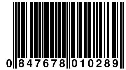 0 847678 010289