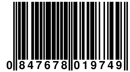 0 847678 019749