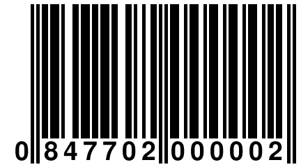 0 847702 000002