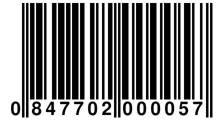 0 847702 000057