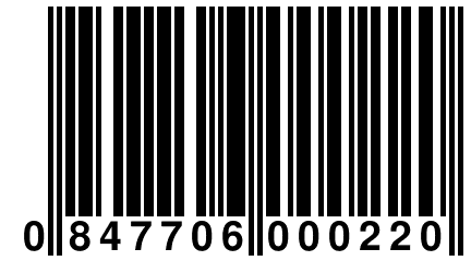 0 847706 000220