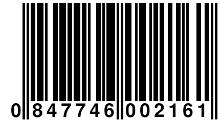 0 847746 002161