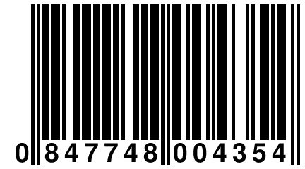 0 847748 004354