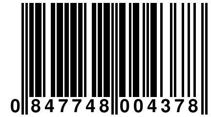 0 847748 004378