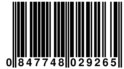 0 847748 029265