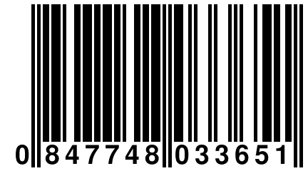 0 847748 033651