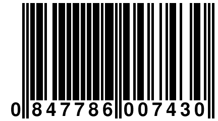 0 847786 007430