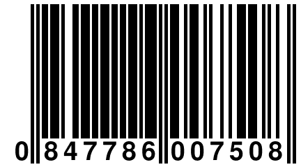 0 847786 007508