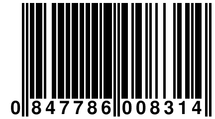 0 847786 008314