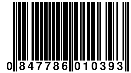 0 847786 010393