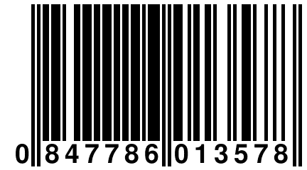 0 847786 013578