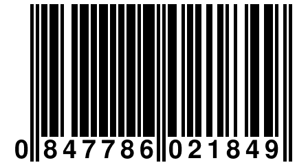 0 847786 021849