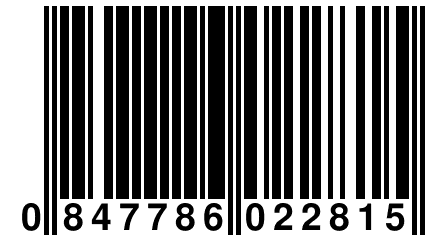 0 847786 022815