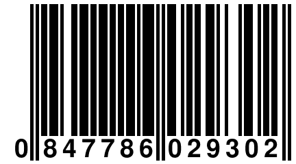 0 847786 029302