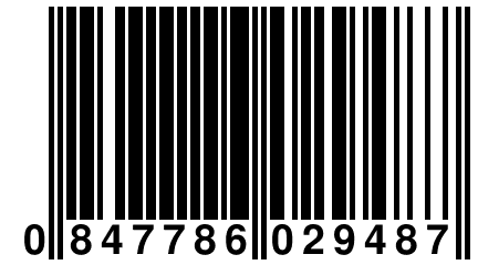 0 847786 029487