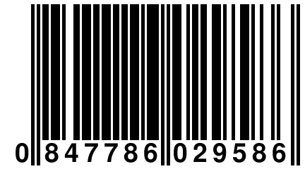 0 847786 029586