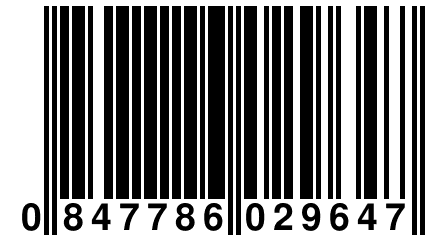 0 847786 029647