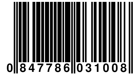 0 847786 031008