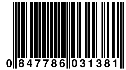 0 847786 031381