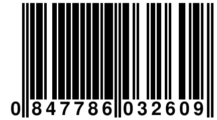 0 847786 032609