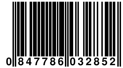 0 847786 032852