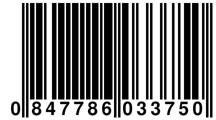 0 847786 033750